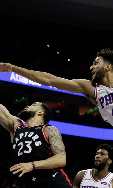 Embiid, Simmons lead 76ers over short-handed Raptors